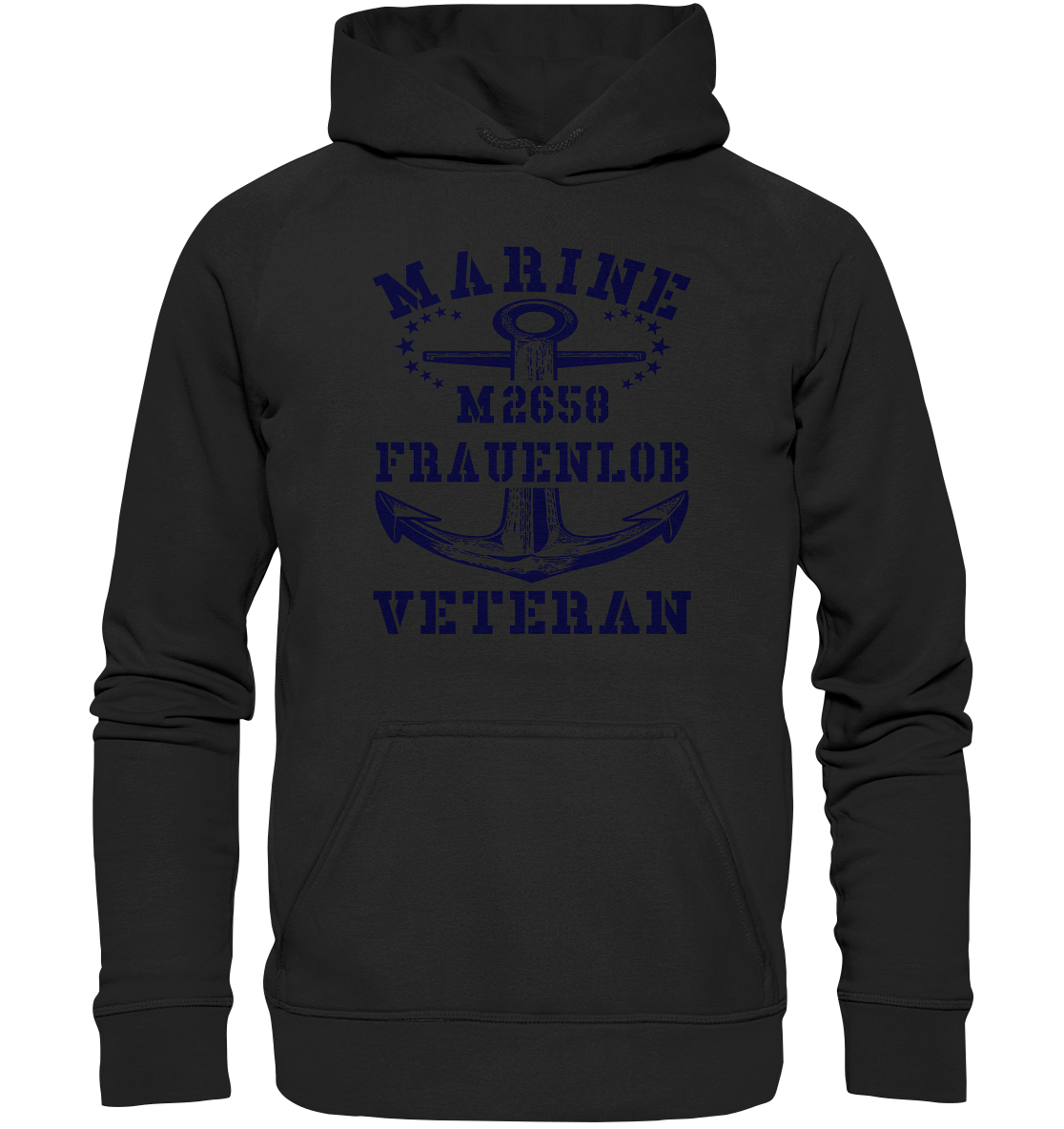 BiMi M2658 FRAUENLOB Marine Veteran - Basic Unisex Hoodie