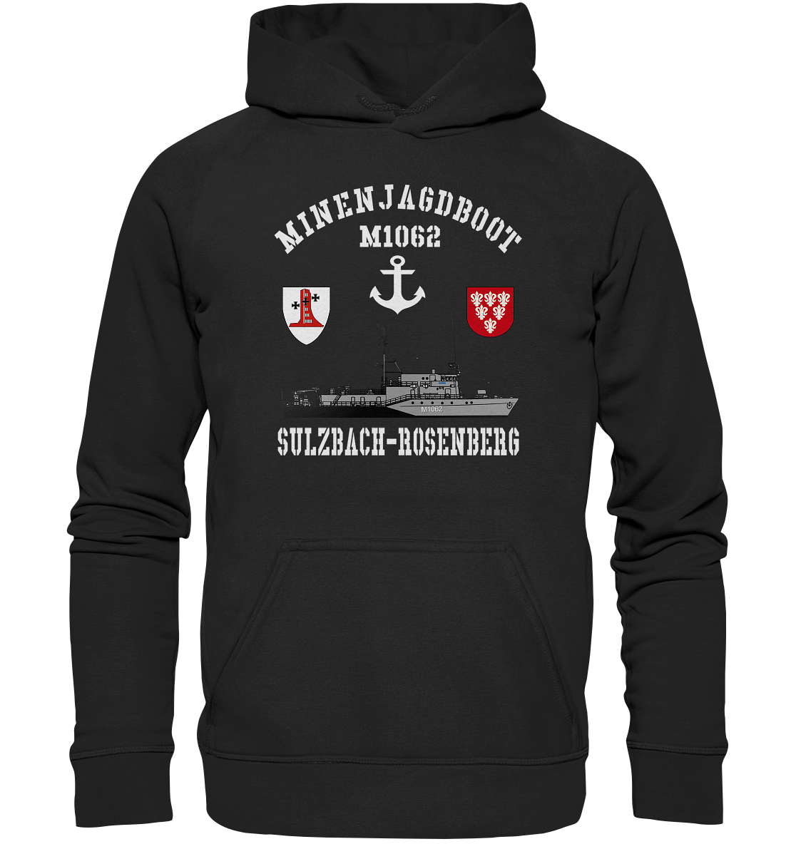 Mij.-Boot M1062 SULZBACH-ROSENBERG Anker 1.MSG - Basic Unisex Hoodie