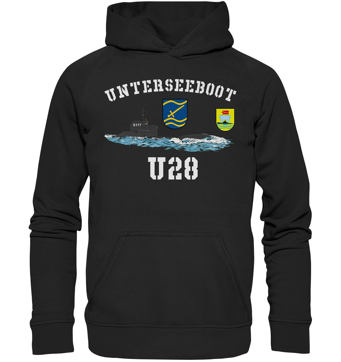 Unterseeboot U28 3. UG - Basic Unisex Hoodie