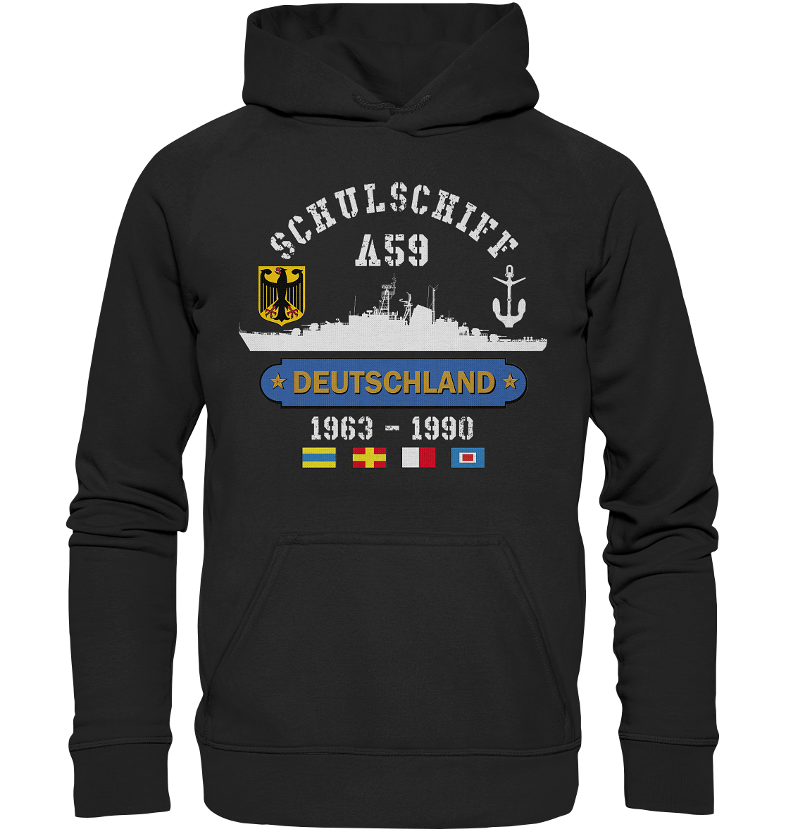 Schulschiff A59 DEUTSCHLAND - Basic Unisex Hoodie