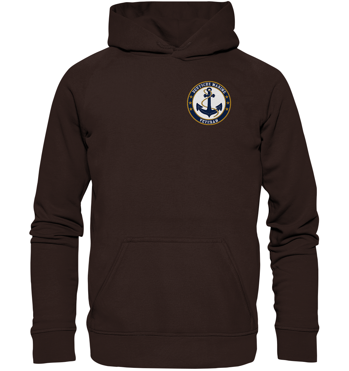 DEUTSCH MARINE Marine Veteran Brustlogo - Basic Unisex Hoodie