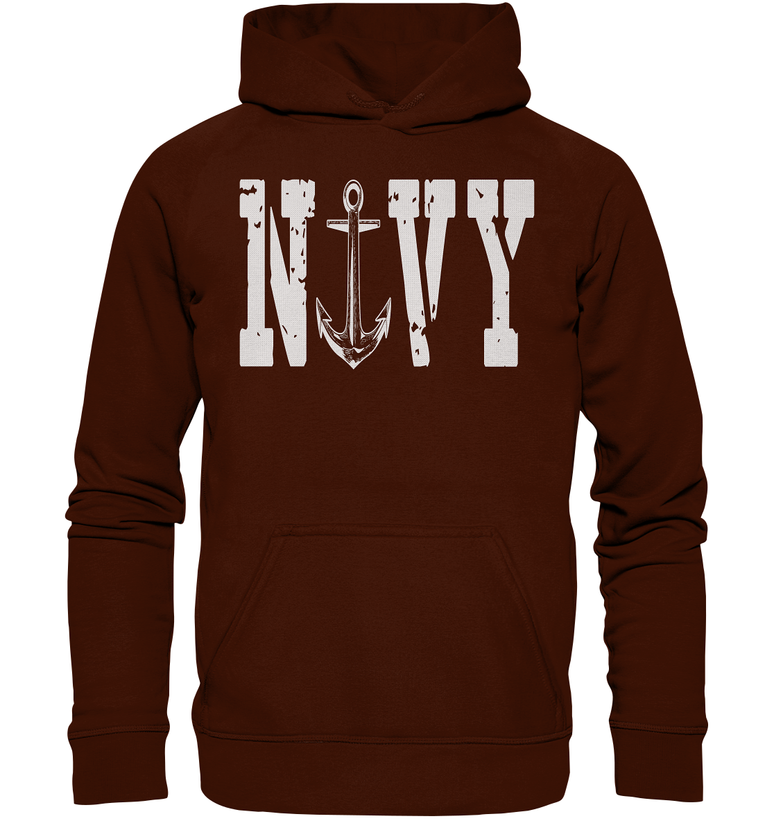 NAVY - Basic Unisex Hoodie