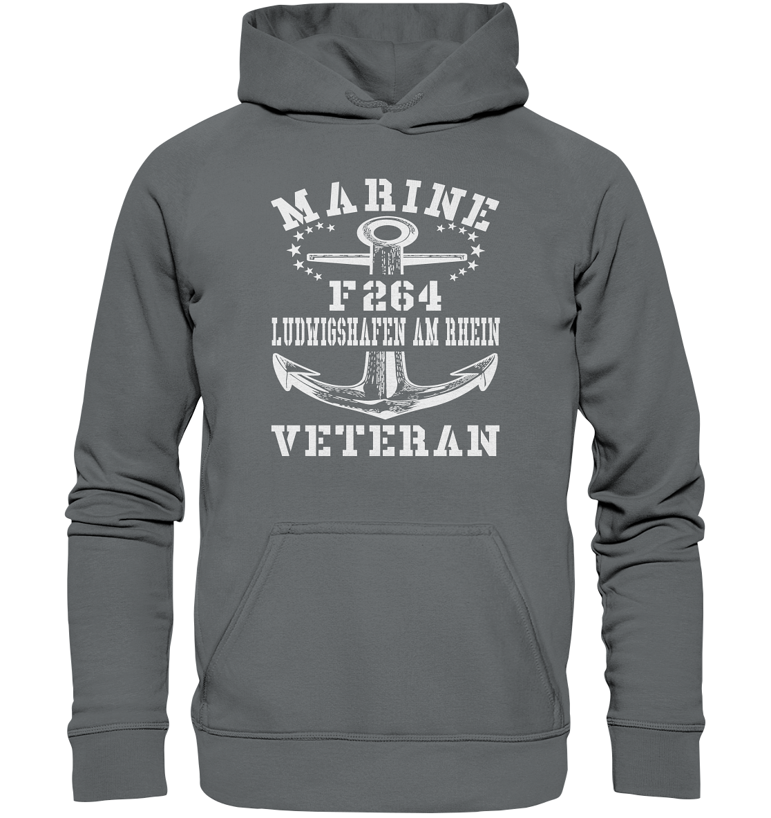Korvette F264 LUDWIGSHAFEN AM RHEIN Marine Veteran - Basic Unisex Hoodie