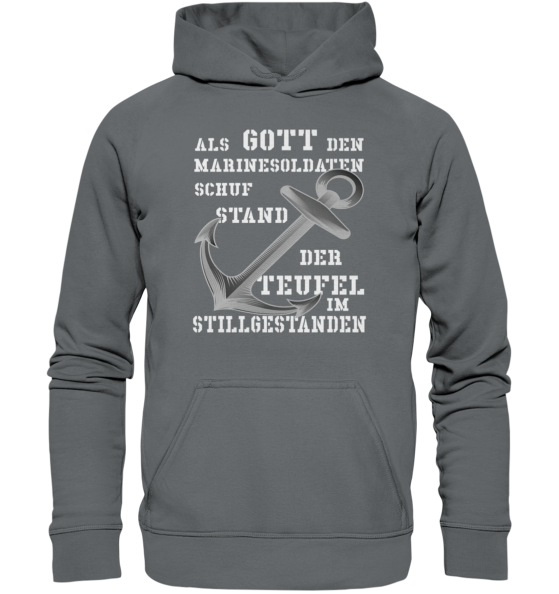 Als Gott den Marinesoldaten schuf.... - Basic Unisex Hoodie