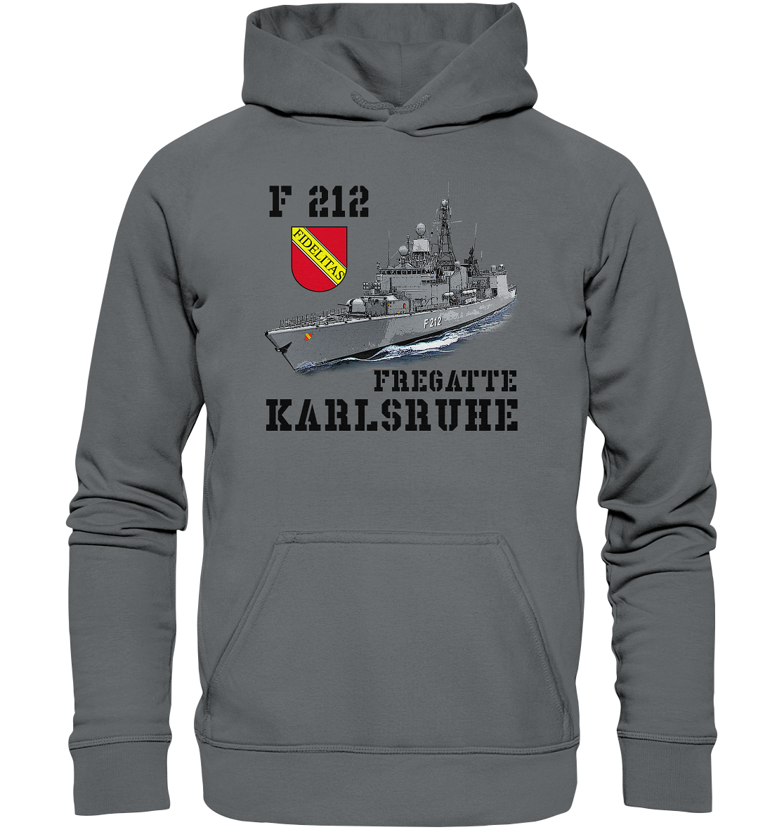 F212 Fregatte KARLSRUHE - Basic Unisex Hoodie