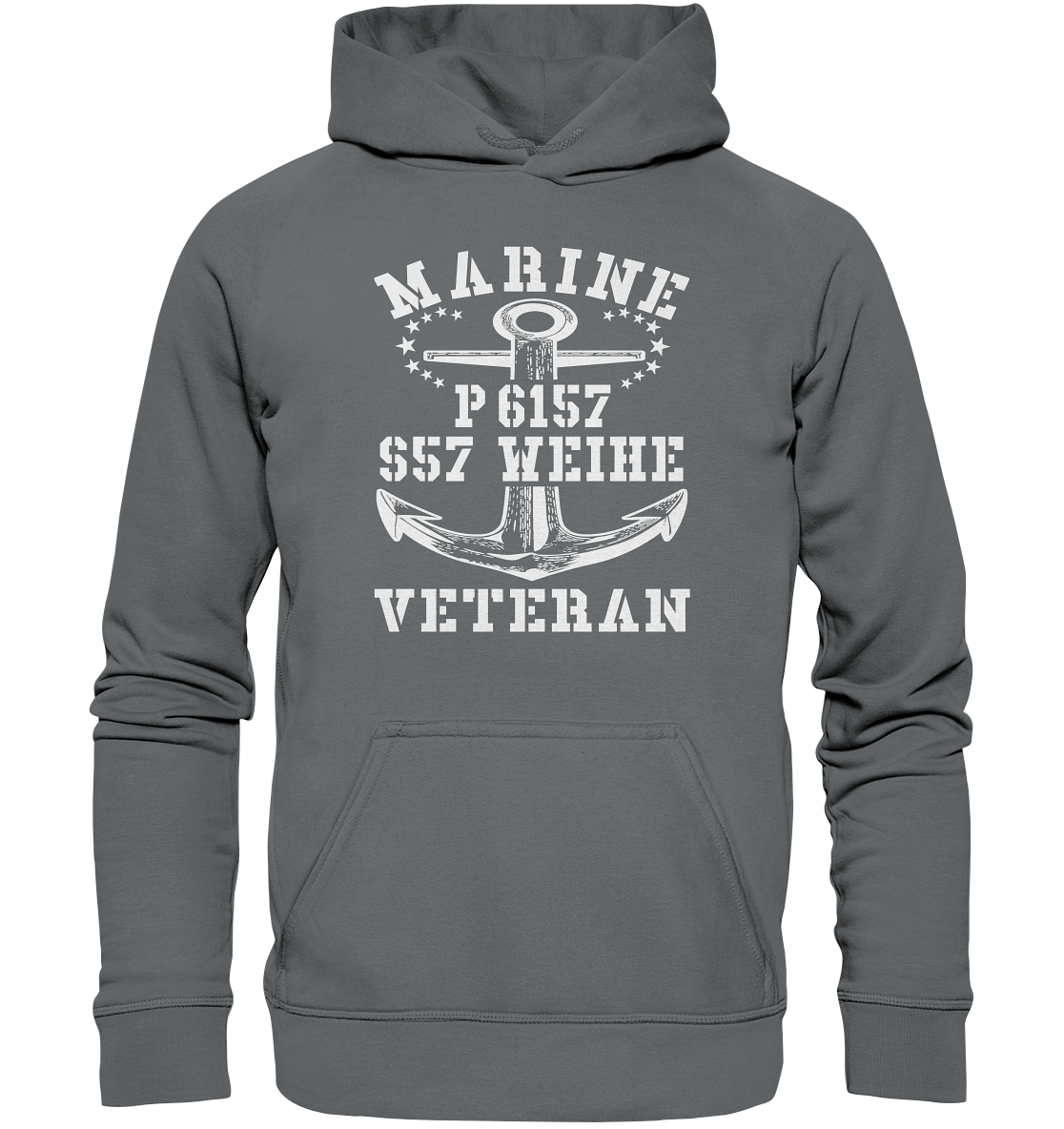 P6157 S57 WEIHE Marine Veteran - Basic Unisex Hoodie