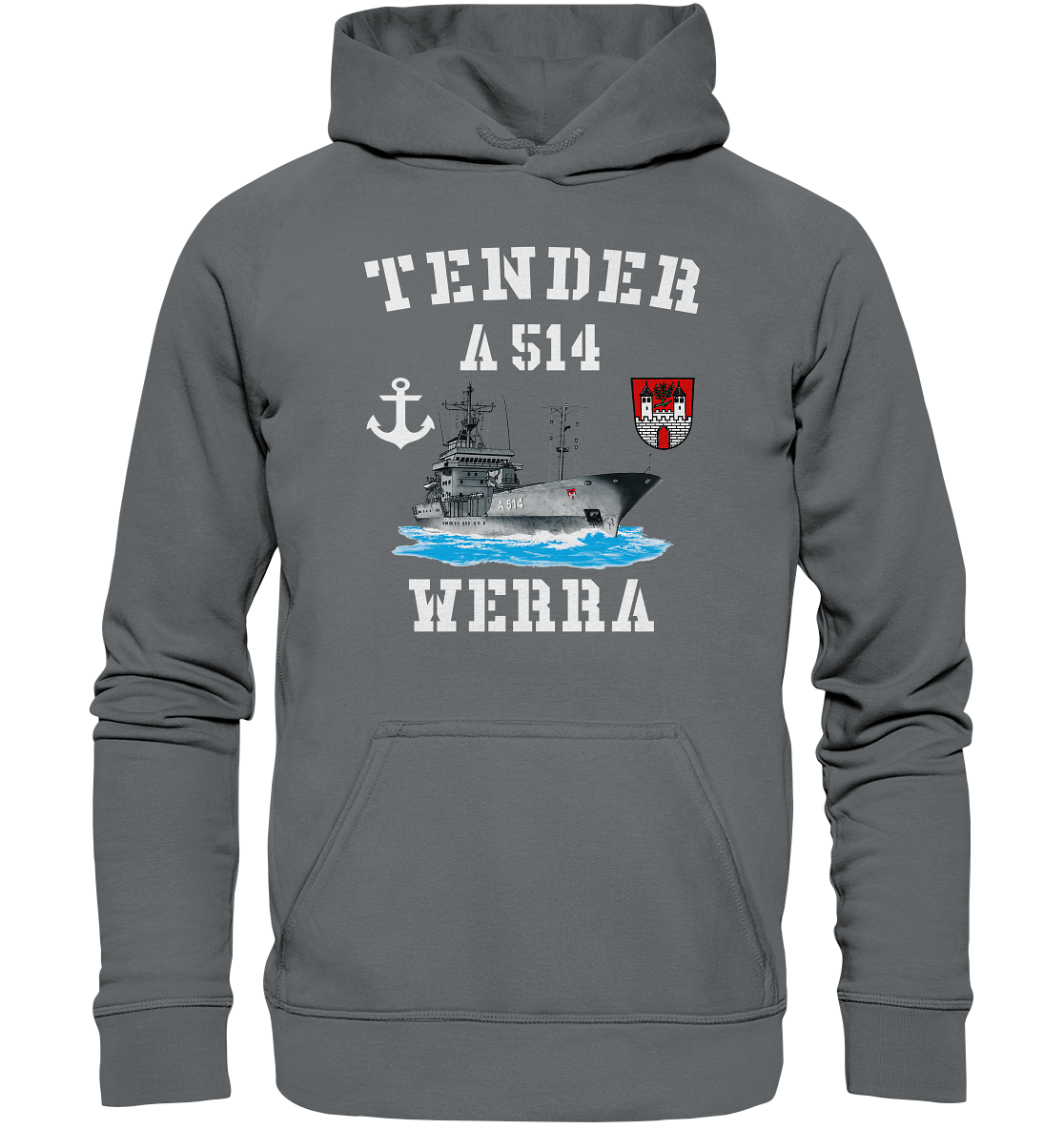 Tender A514 WERRA Anker - Basic Unisex Hoodie