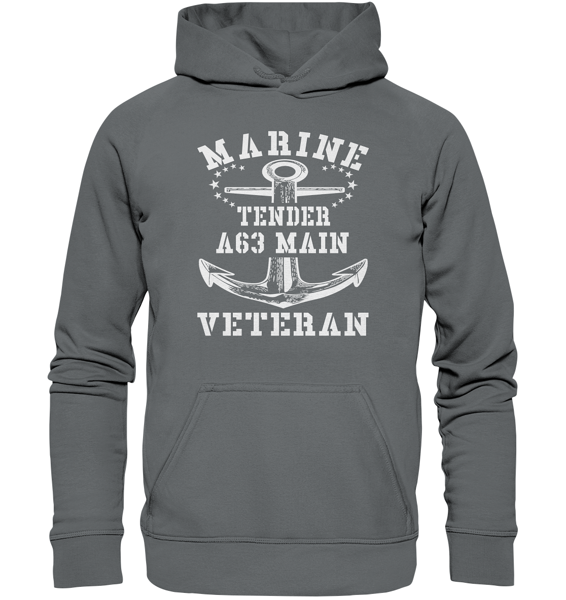 Tender A63 MAIN Marine Veteran - Basic Unisex Hoodie