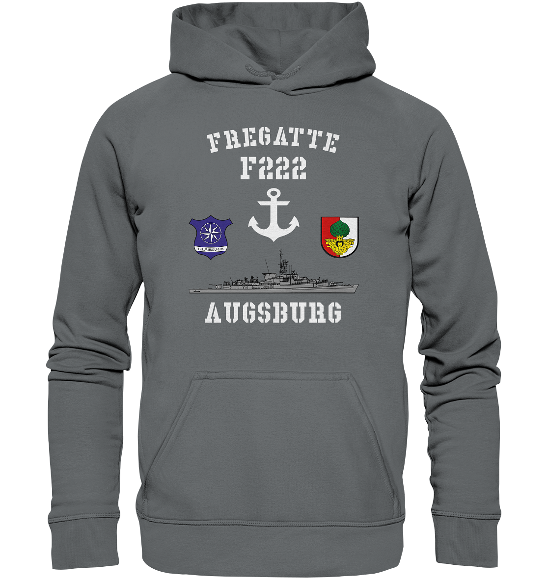 Fregatte F222 AUGSBURG Anker - Basic Unisex Hoodie