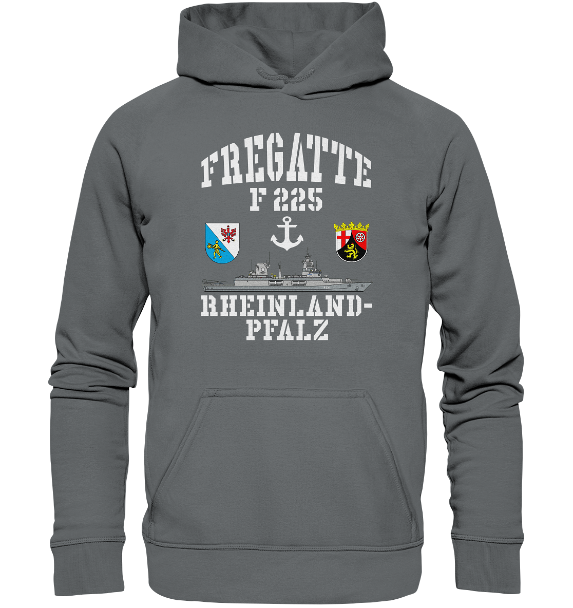 Fregatte F225 RHEINLAND-PFALZ Anker - Basic Unisex Hoodie