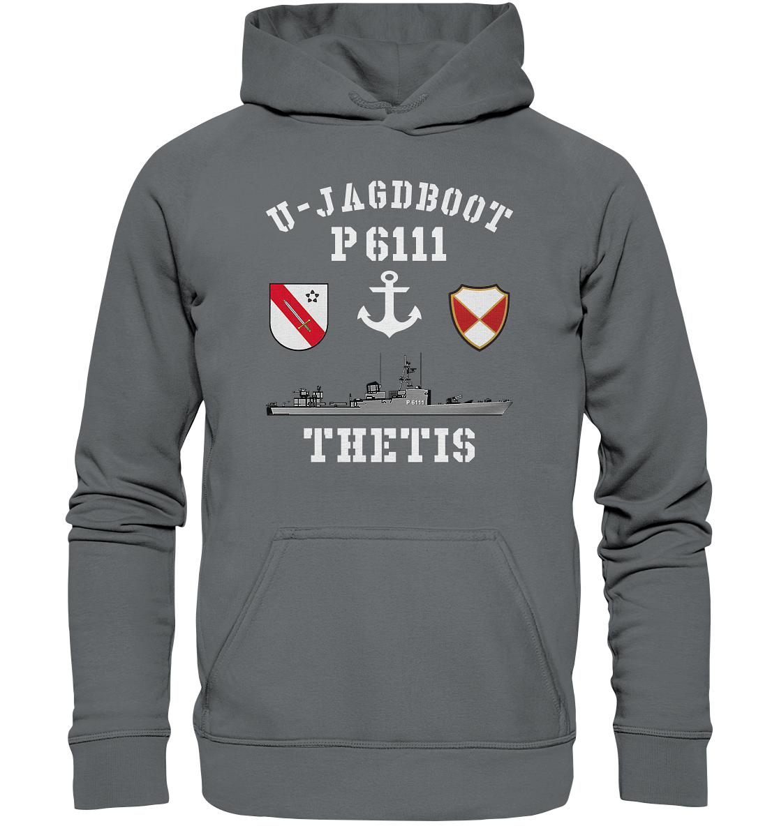 U-Jagdboot P6111 THETIS Anker - Basic Unisex Hoodie