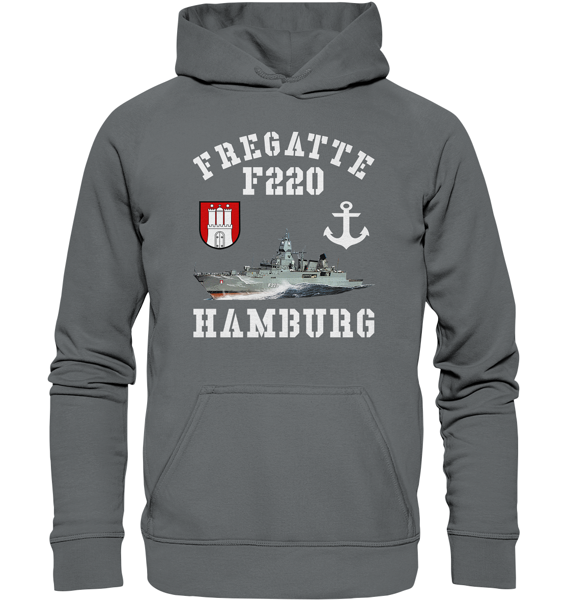 Fregatte F220 HAMBURG Anker - Basic Unisex Hoodie