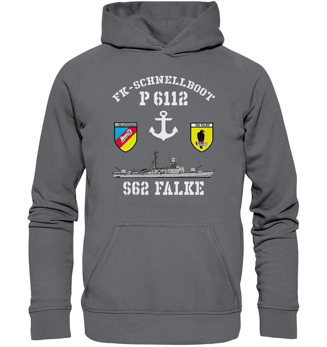 FK-Schnellboot P6112 FALKE 2.SG Anker  - Basic Unisex Hoodie
