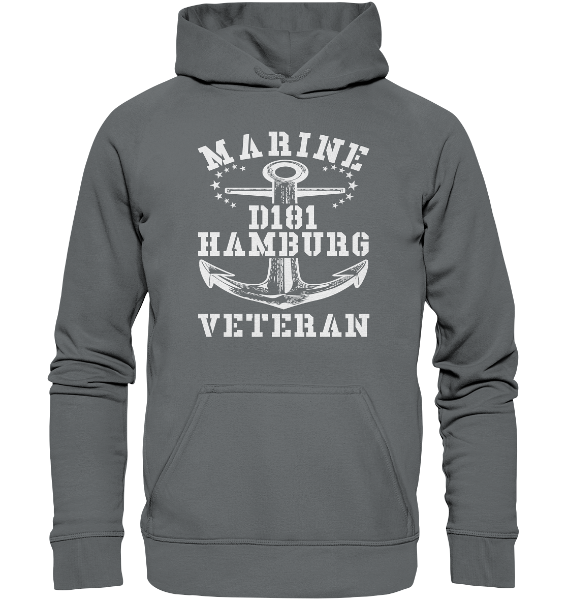 Zerstörer D181 HAMBURG Marine Veteran - Basic Unisex Hoodie
