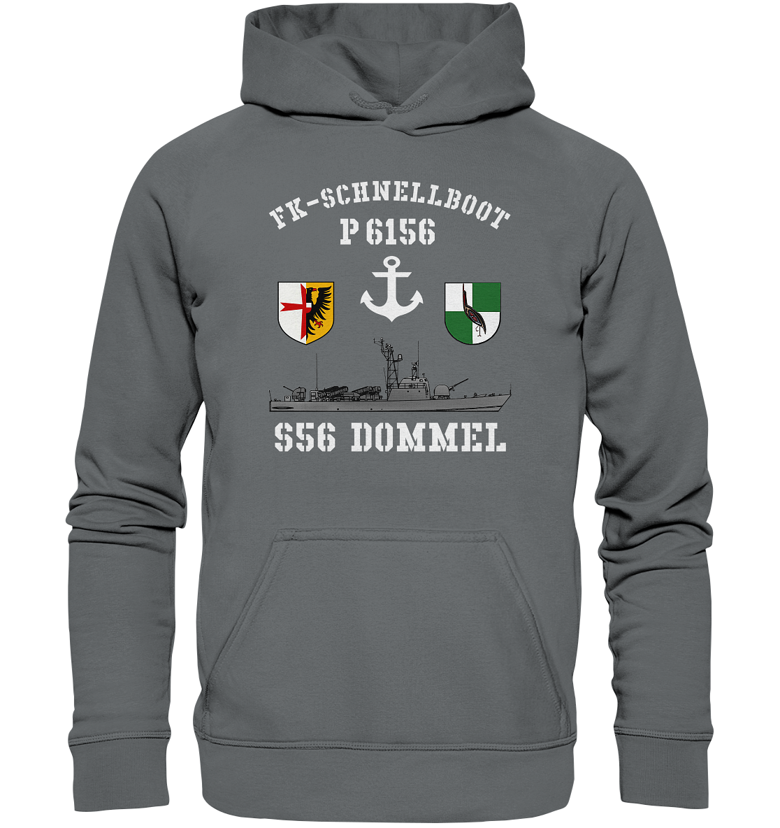 FK-Schnellboot P6156 DOMMEL Anker - Basic Unisex Hoodie