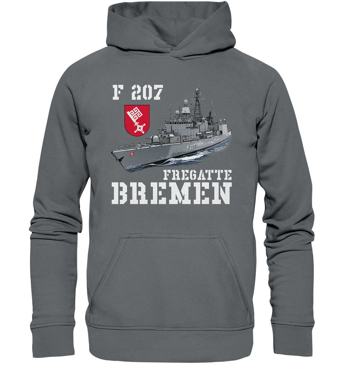 F207 Fregatte BREMEN - Basic Unisex Hoodie
