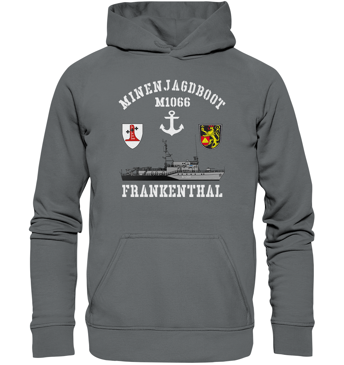 Mij.-Boot M1066 FRANKENTHAL Anker 1.MSG - Basic Unisex Hoodie