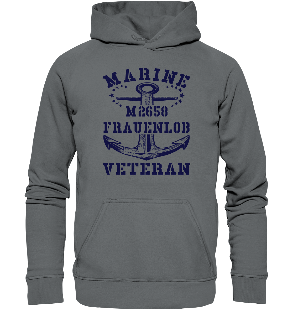 BiMi M2658 FRAUENLOB Marine Veteran - Basic Unisex Hoodie