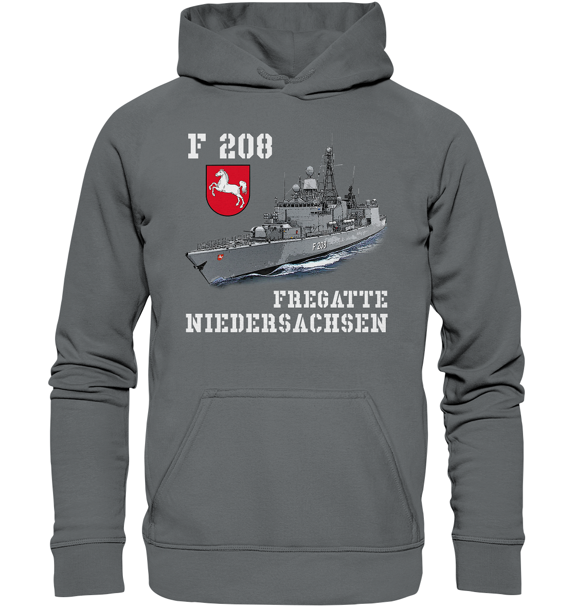 F208 Fregatte NIEDERSACHSEN - Basic Unisex Hoodie