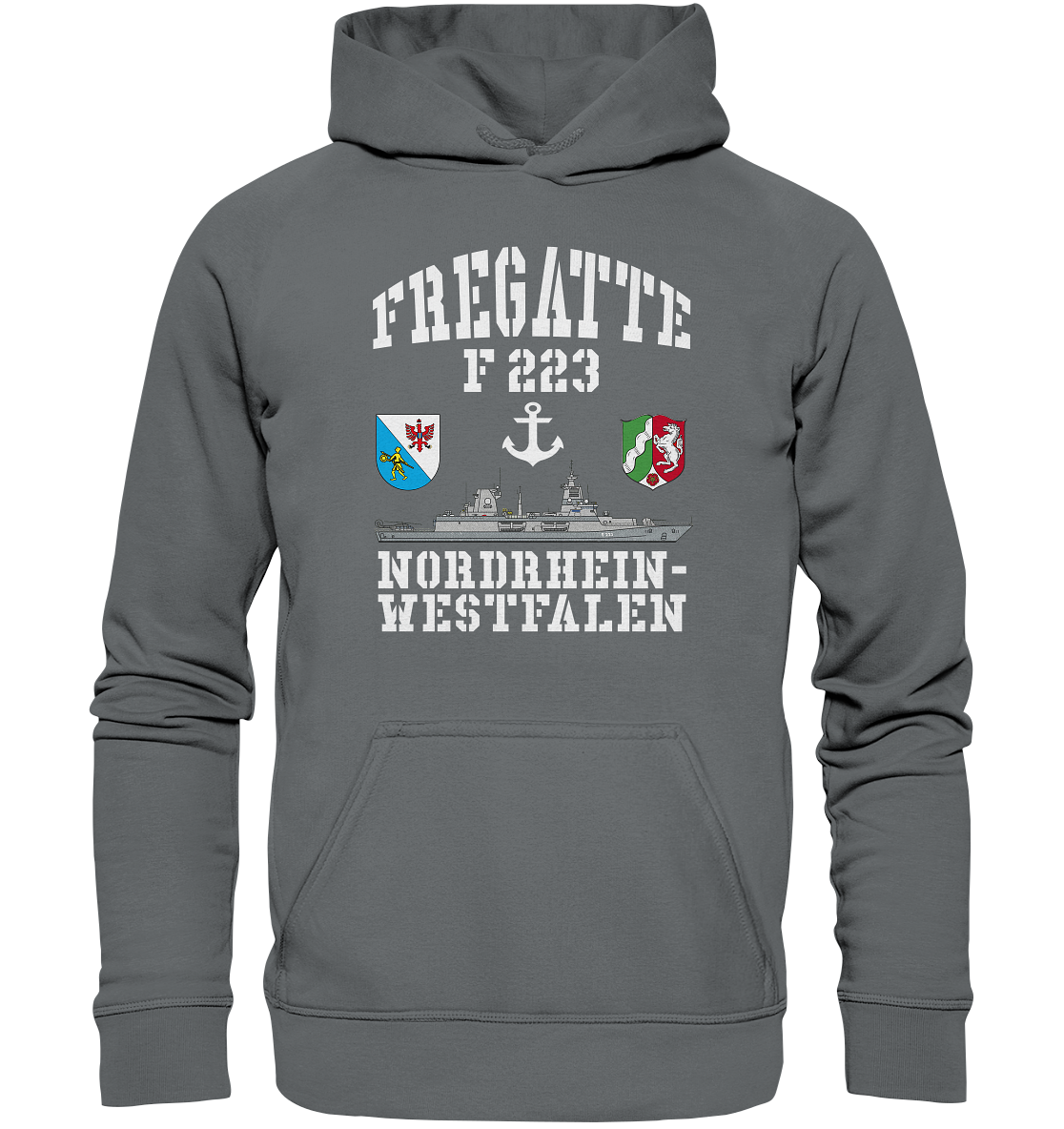 Fregatte F223 NORDRHEIN-WESTFALEN ANKER - Basic Unisex Hoodie