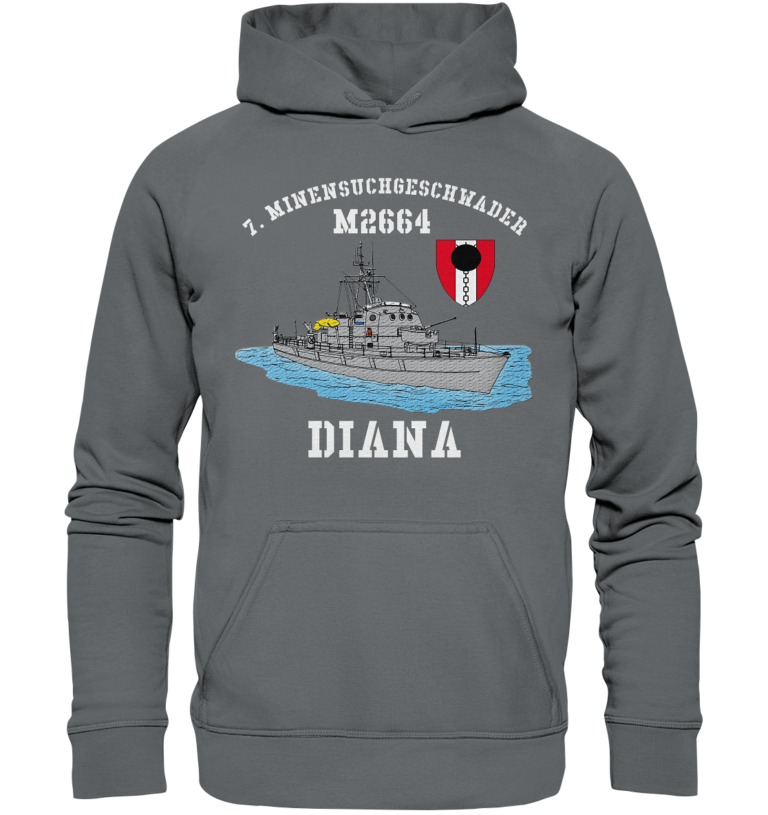 M2664 DIANA - Basic Unisex Hoodie