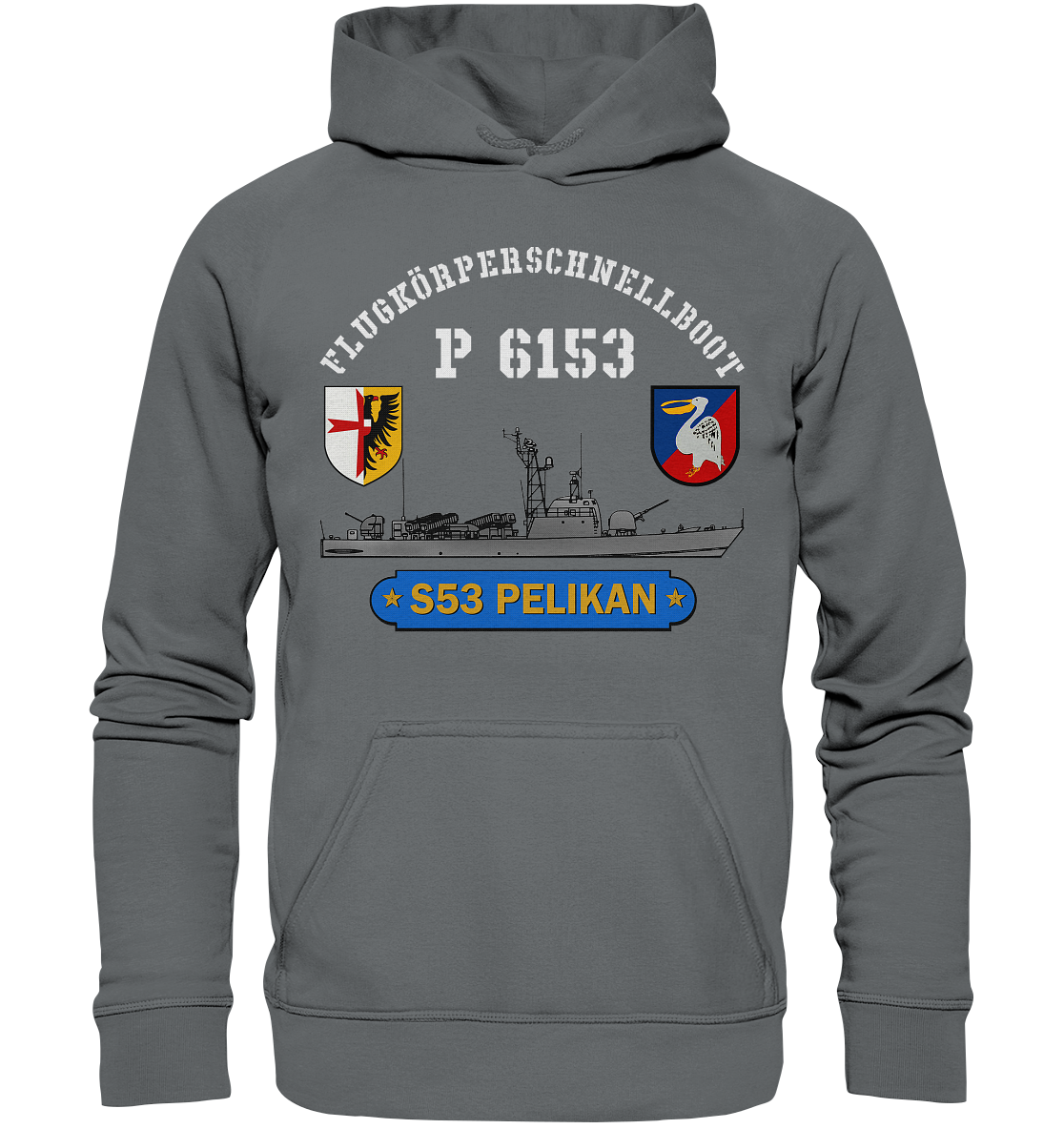 P53 PELIKAN m. Wappen - Basic Unisex Hoodie