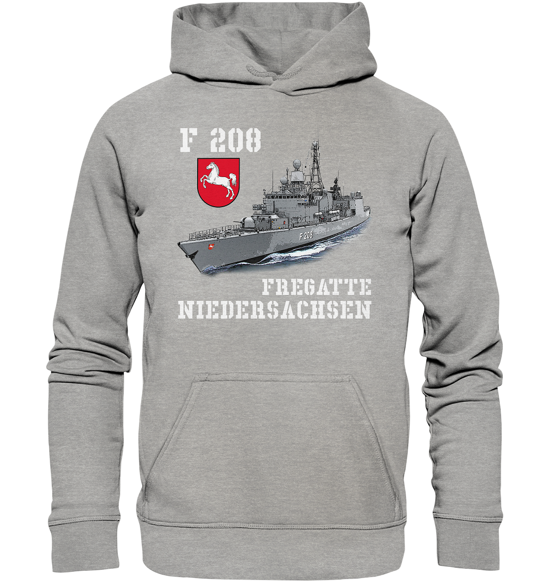 F208 Fregatte NIEDERSACHSEN - Basic Unisex Hoodie