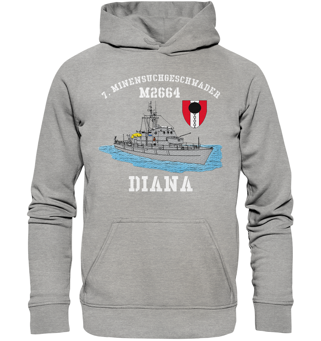 M2664 DIANA - Basic Unisex Hoodie