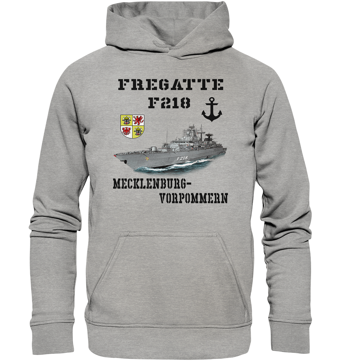 F218 Fregatte MECKLENBURG-VORPOMMERN - Basic Unisex Hoodie