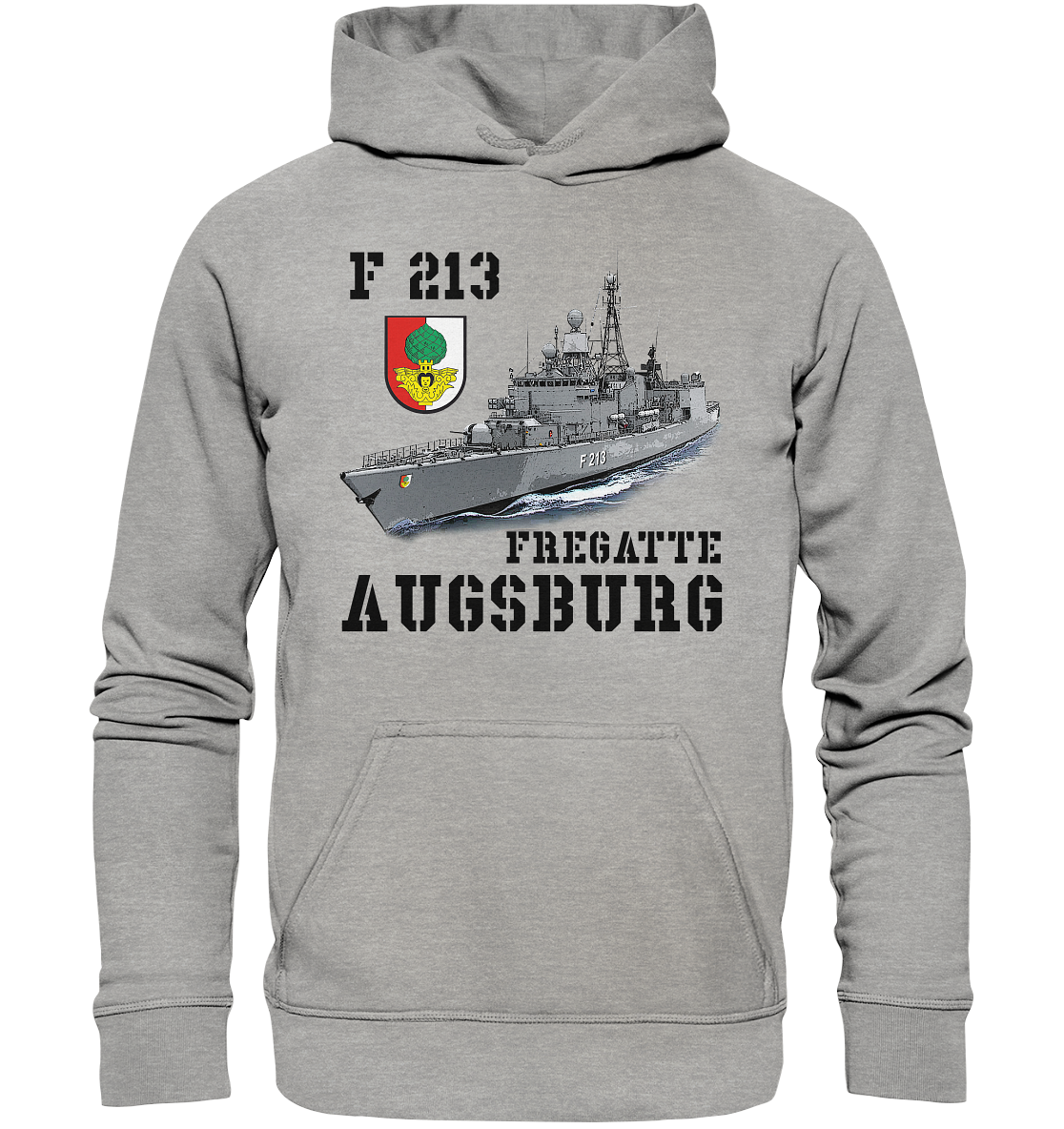 F213 Fregatte AUGSBURG - Basic Unisex Hoodie