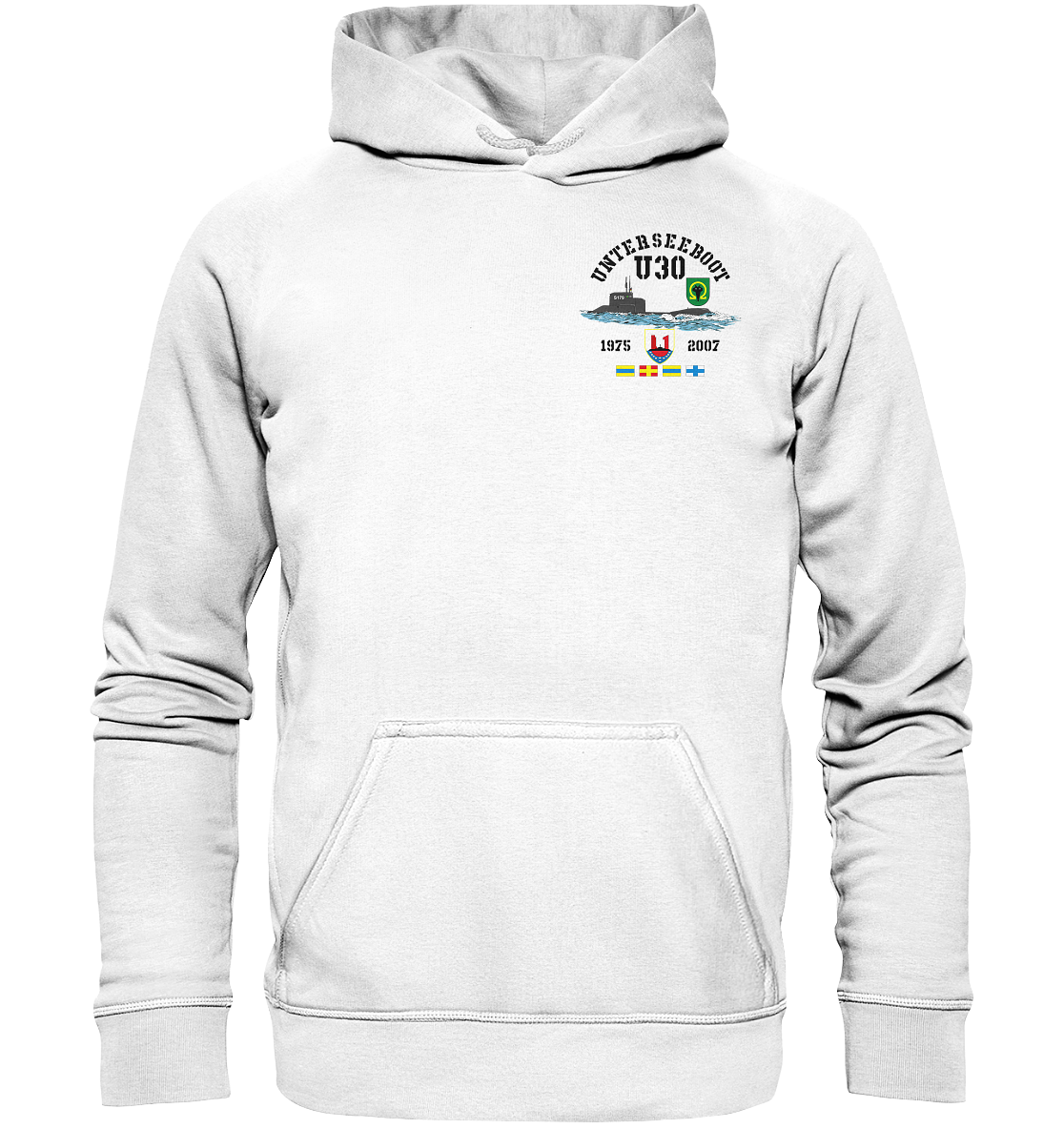 Unterseeboot U30 Brustlogo - Basic Unisex Hoodie