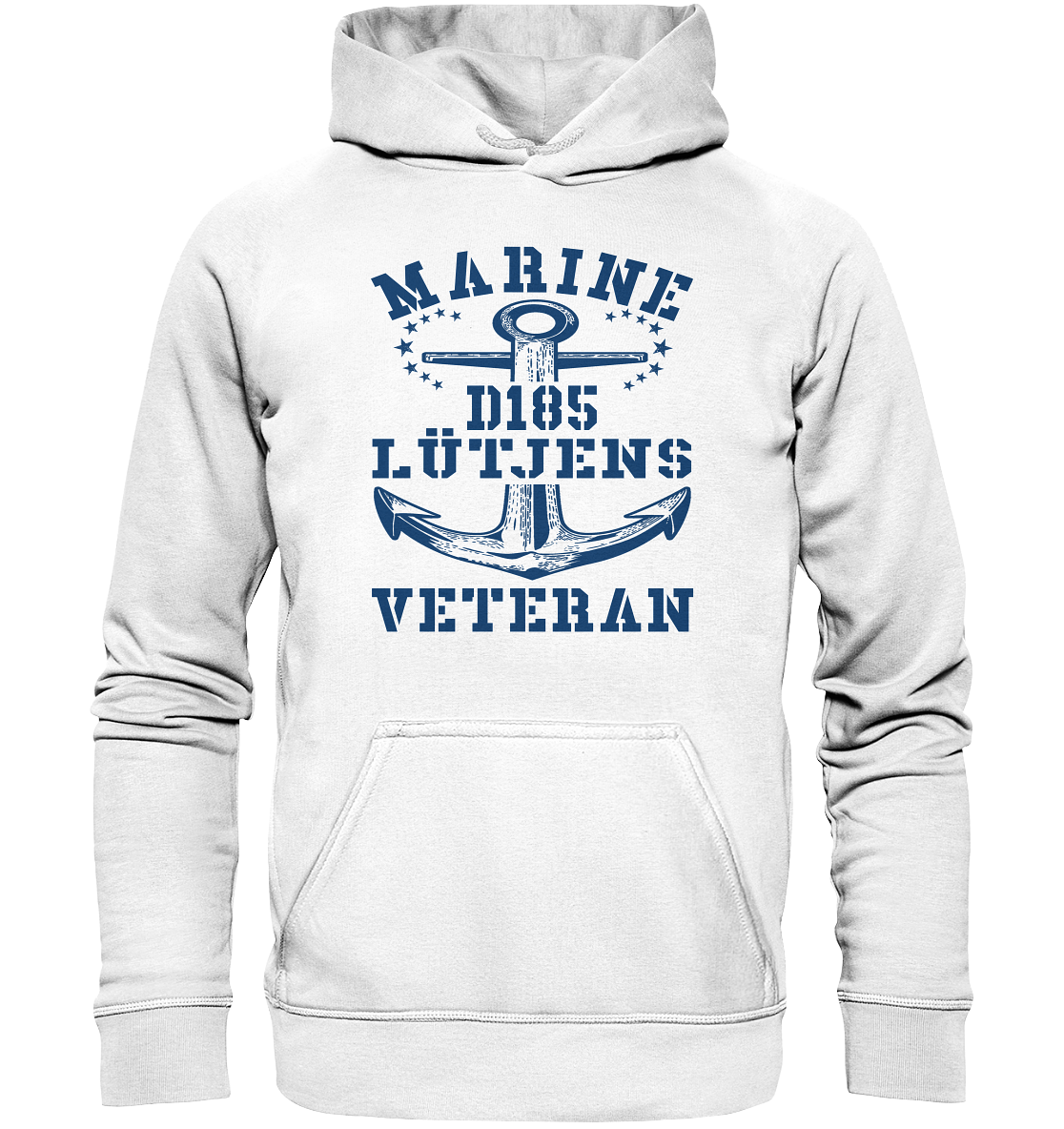 Zerstörer D185 LÜTJENS Marine Veteran - Basic Unisex Hoodie