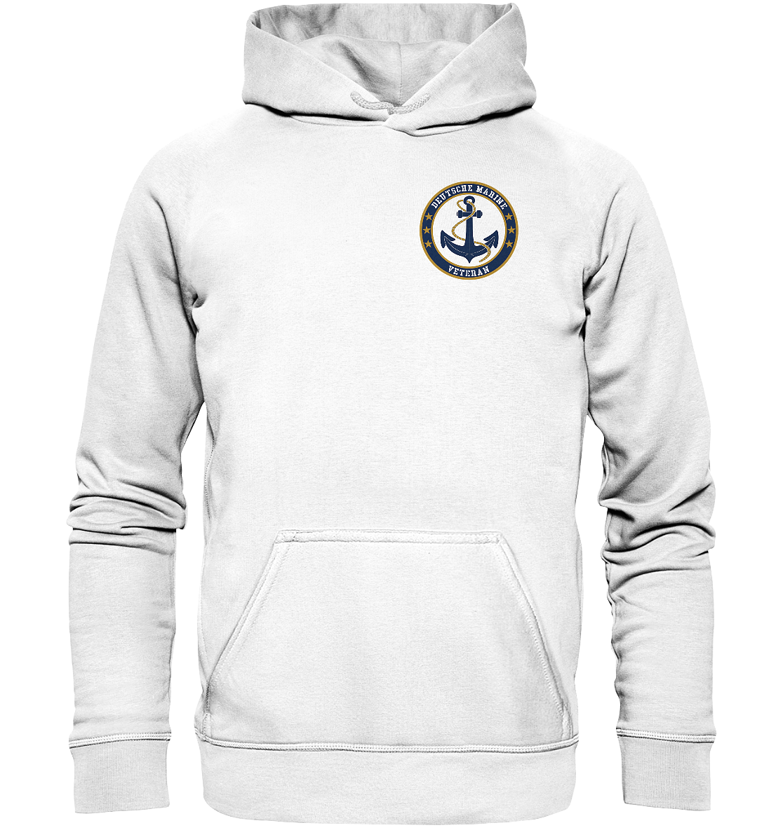 DEUTSCH MARINE Marine Veteran Brustlogo - Basic Unisex Hoodie