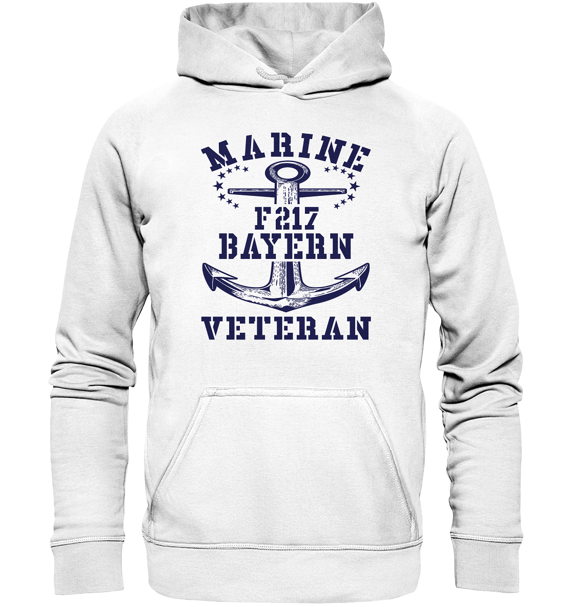 Fregatte F217 BAYERN Marine Veteran - Basic Unisex Hoodie