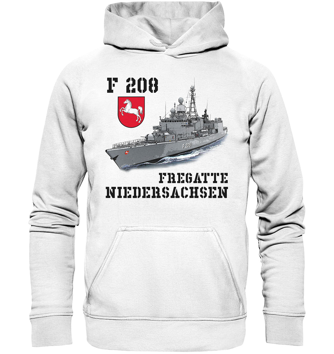 F208 Fregatte NIEDERSACHSEN - Basic Unisex Hoodie