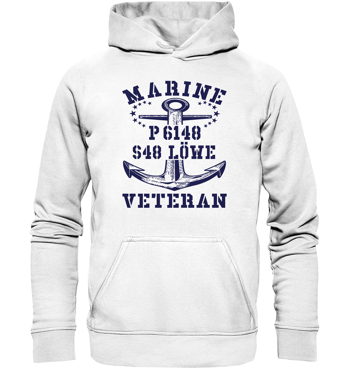 P6148 S48 LÖWE Marine Veteran - Basic Unisex Hoodie