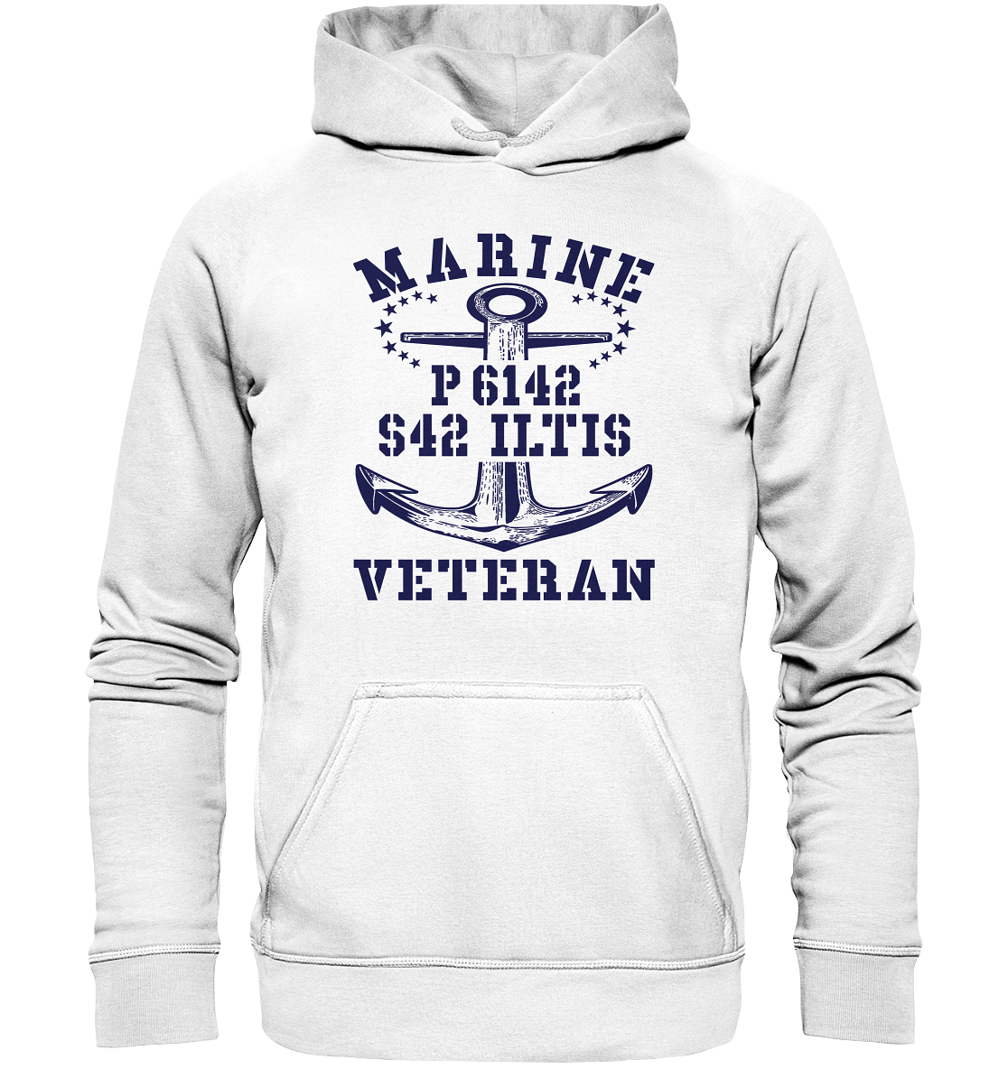 P6142 S42 ILTIS Marine Veteran - Basic Unisex Hoodie