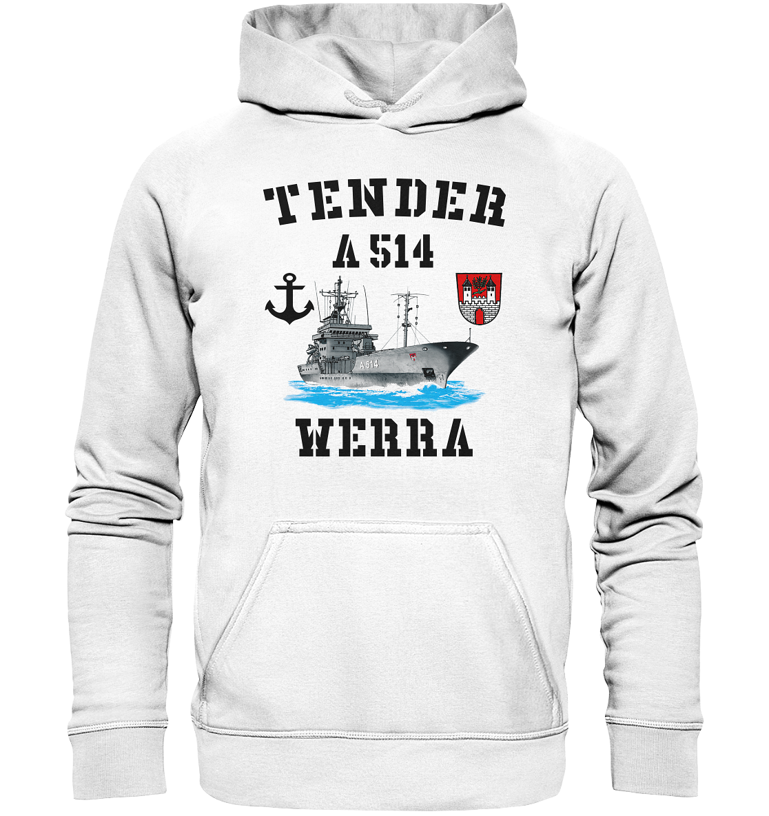 Tender A514 WERRA Anker - Basic Unisex Hoodie