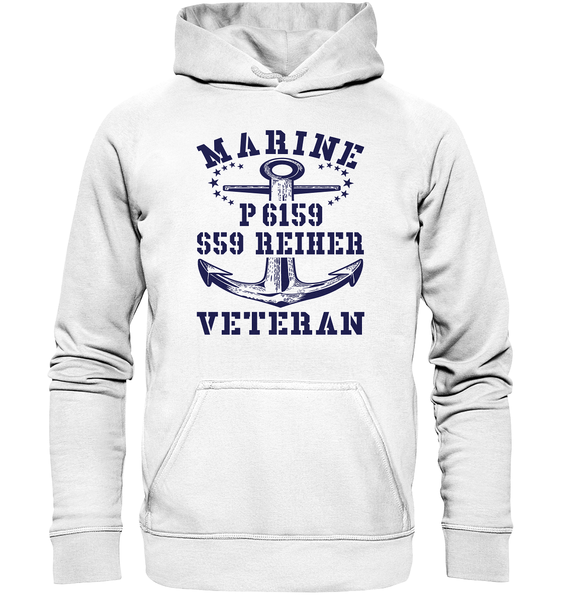 P6159 S59 REIHER Marine Veteran - Basic Unisex Hoodie