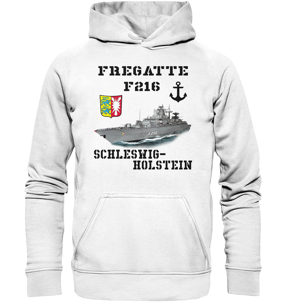 F216 Fregatte SCHLESWIG-HOLSTEIN - Basic Unisex Hoodie