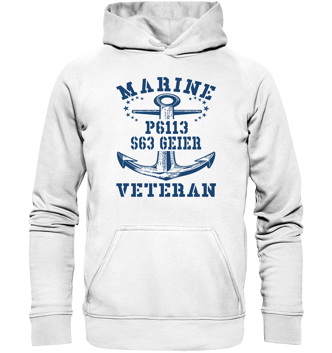 FK-Schnellboot P6113 GEIER Marine Veteran - Basic Unisex Hoodie