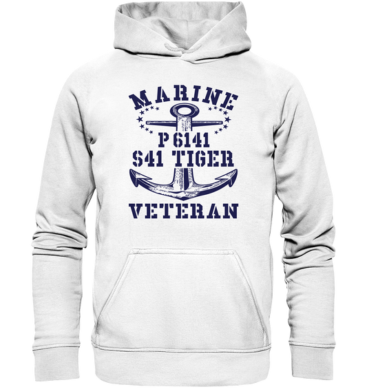 P6141 S41 TIGER Marine Veteran - Basic Unisex Hoodie