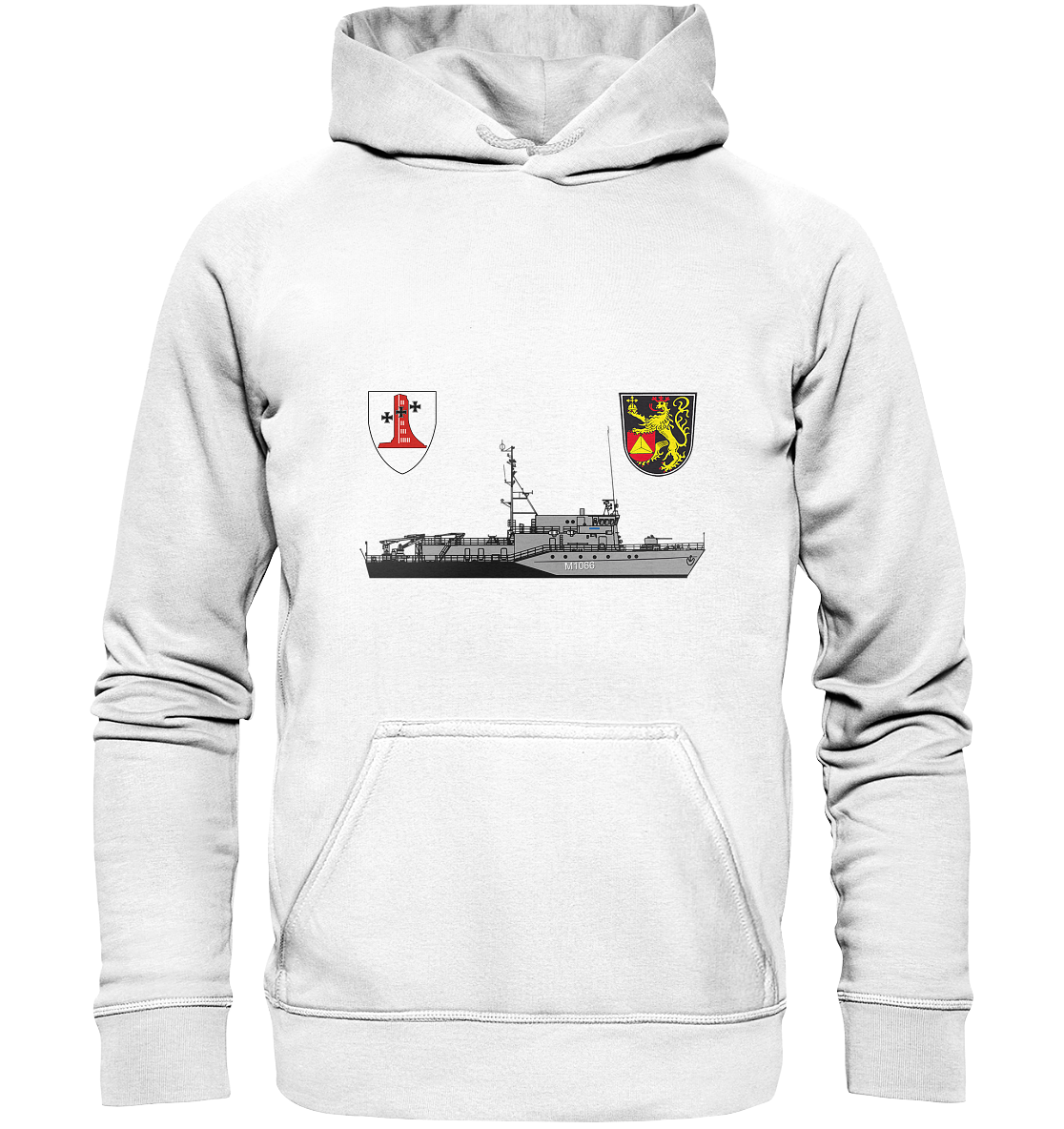 Mij.-Boot M1066 FRANKENTHAL Anker 1.MSG - Basic Unisex Hoodie