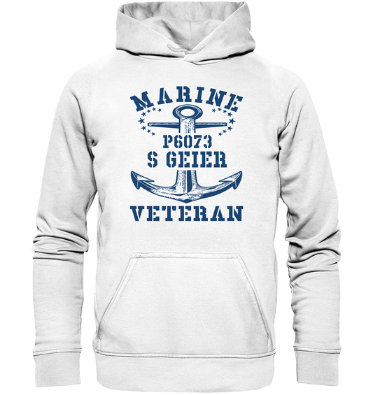 P6073 S GEIER Marine Veteran - Basic Unisex Hoodie