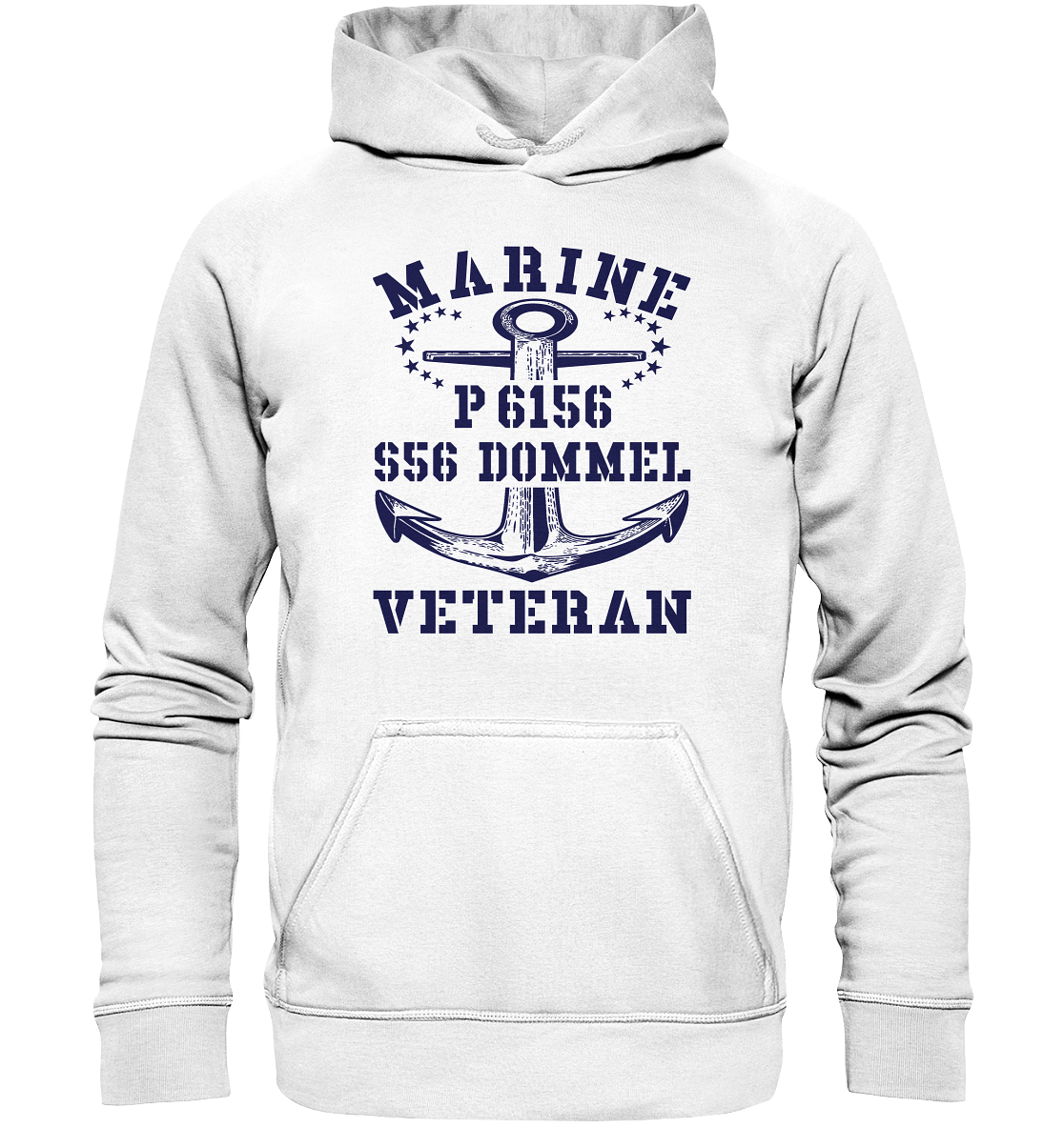 P6156 S56 DOMMEL Marine Veteran - Basic Unisex Hoodie