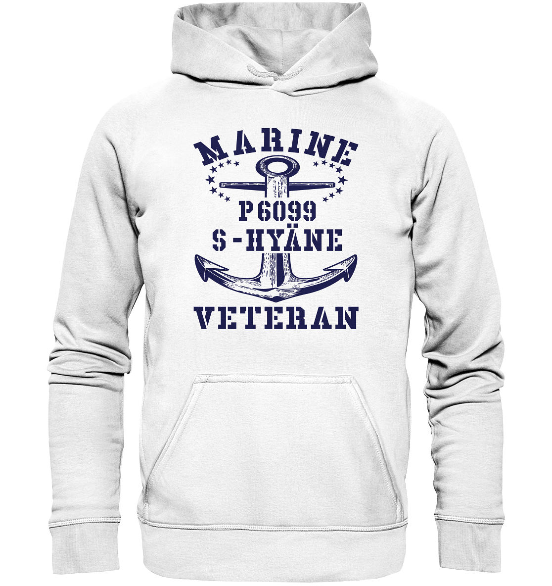 P6099 S-HYÄNE Marine Veteran - Basic Unisex Hoodie