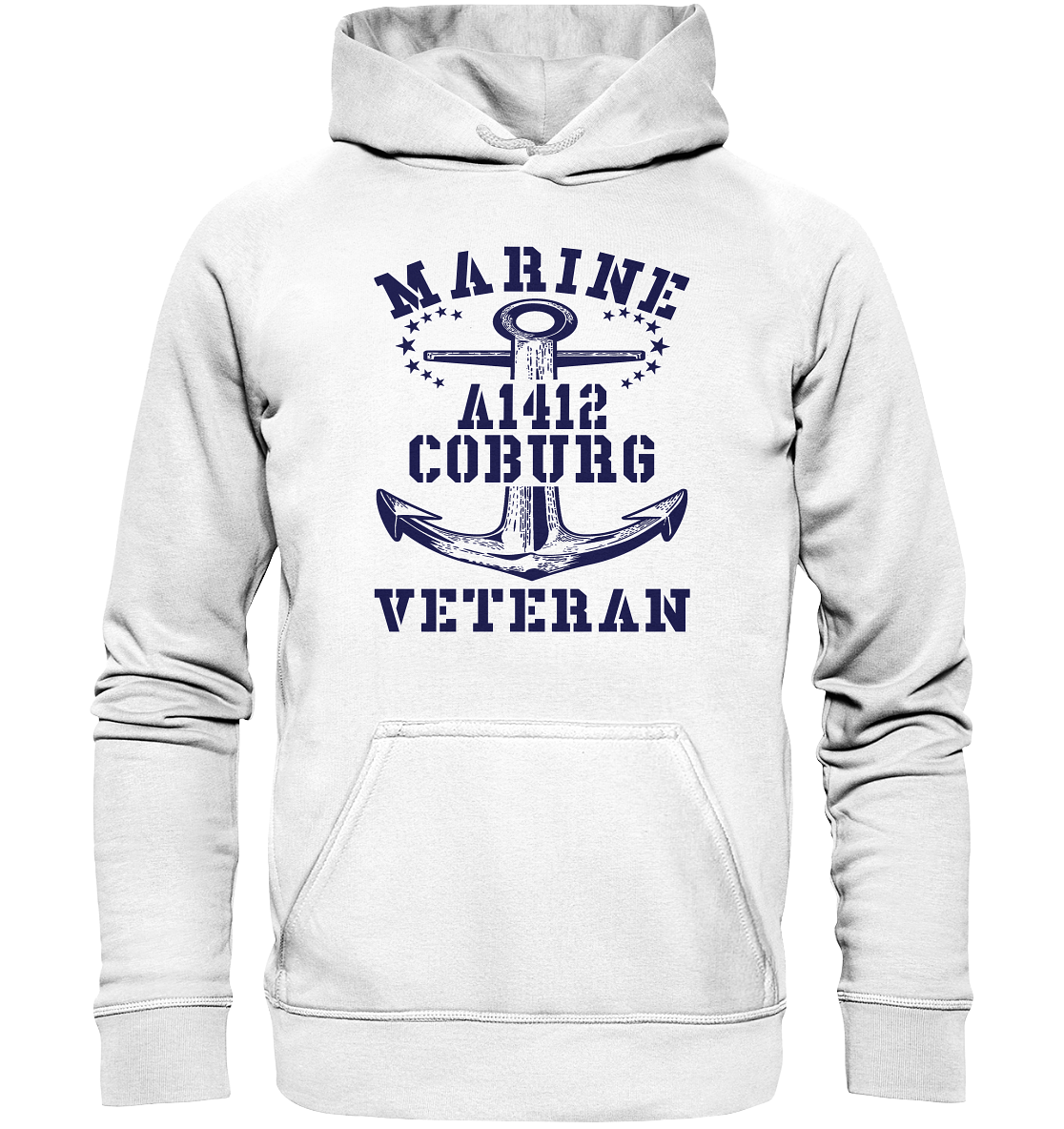 Troßschiff A1412 COBURG Marine Veteran  - Basic Unisex Hoodie