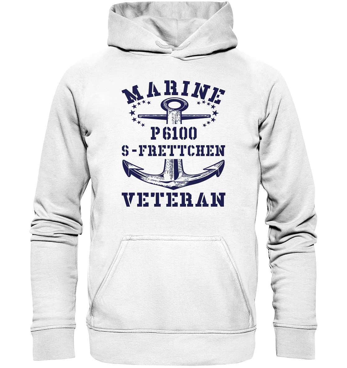 P6100 S-FRETTCHEN Marine Veteran - Basic Unisex Hoodie