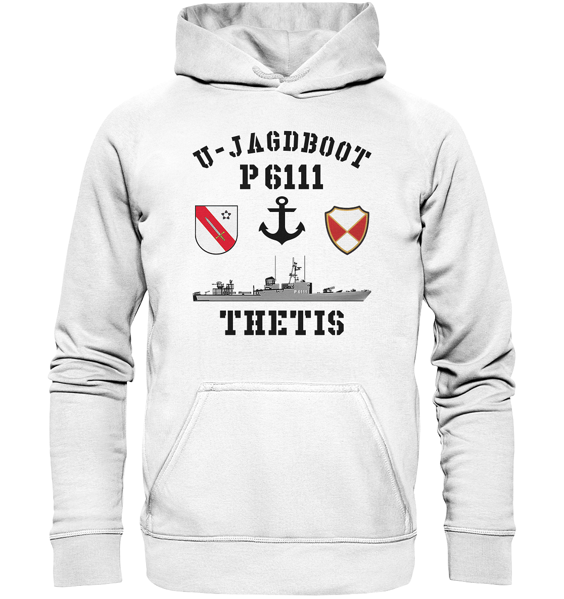 U-Jagdboot P6111 THETIS Anker - Basic Unisex Hoodie