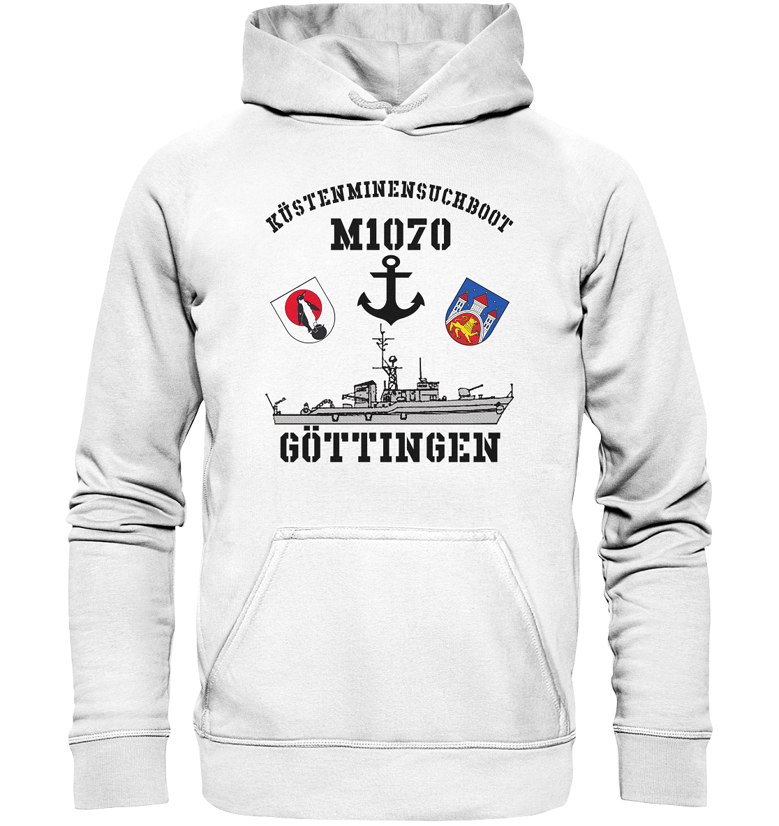 KM-Boot M1070 GÖTTINGEN Anker - Basic Unisex Hoodie